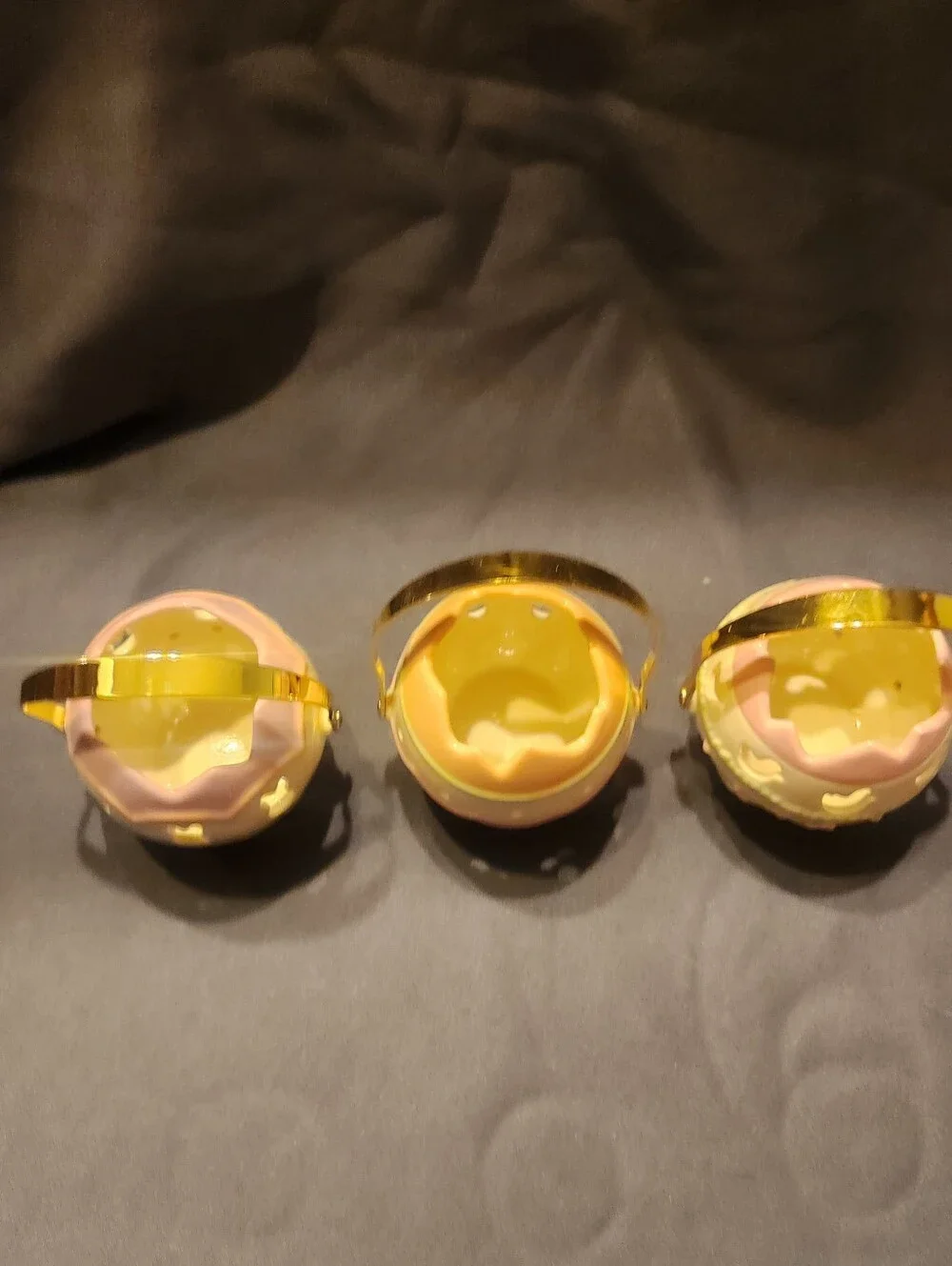 Lenox Special Occasions Easter Egg Votives Porcelain Set of 3